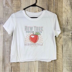 Aeropostale Classic screw Size Large Cropped/Cut New York Empire State T…